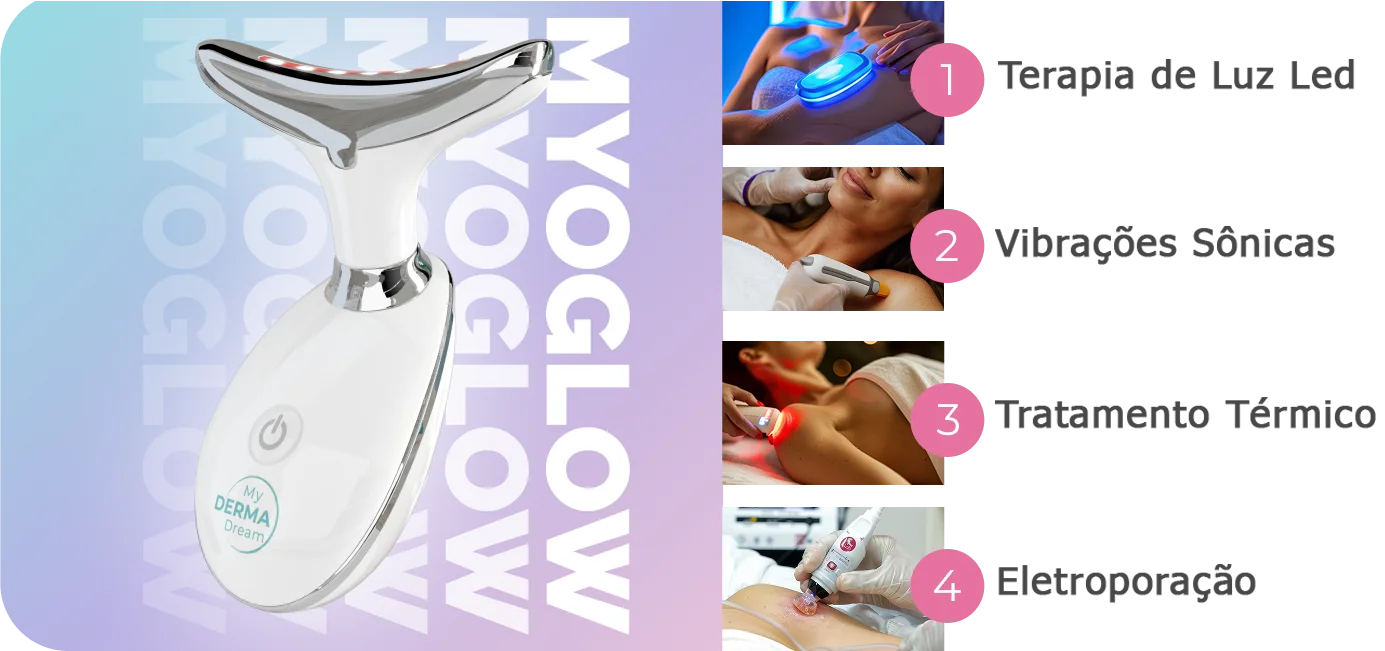 Dispositivo MyoGlow com 4 tratamentos