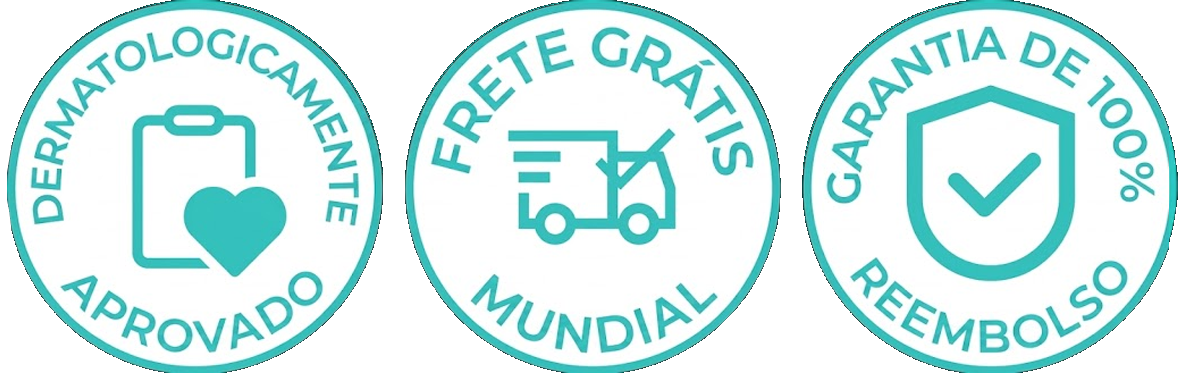 Aprovado por Dermatologistas, Frete Grátis, Garantia de Devolução de 100%